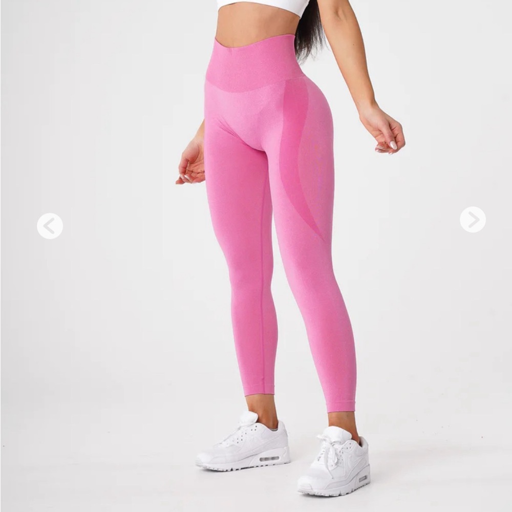NVGTN Bubble Gum Pink Contour Seamless Leggings